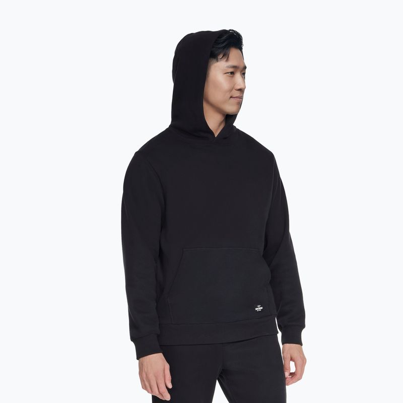 Men's sweatshirt SKECHERS Max Soft Hoodie black 5