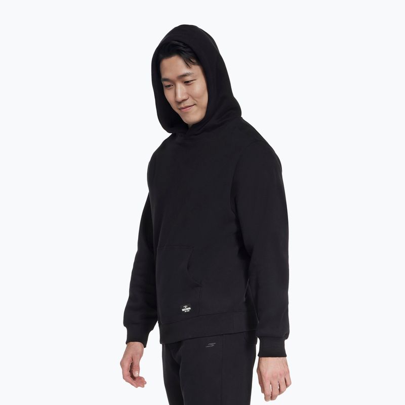 Men's sweatshirt SKECHERS Max Soft Hoodie black 6
