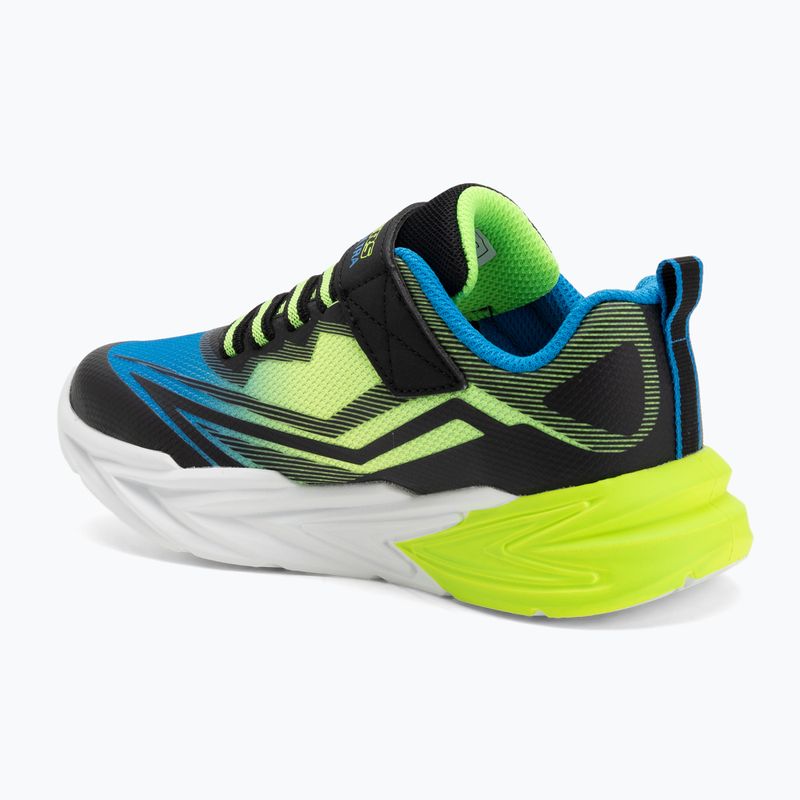 Children's shoes SKECHERS Flex-Glow Ultra black/blue/lime 3