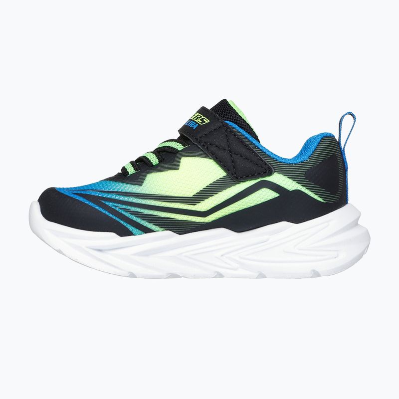 Children's shoes SKECHERS Flex-Glow Ultra black/blue/lime 3