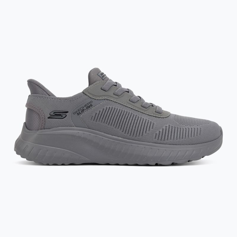 Men's shoes SKECHERS Bobs Squad Chaos Solid Stepper gray 2