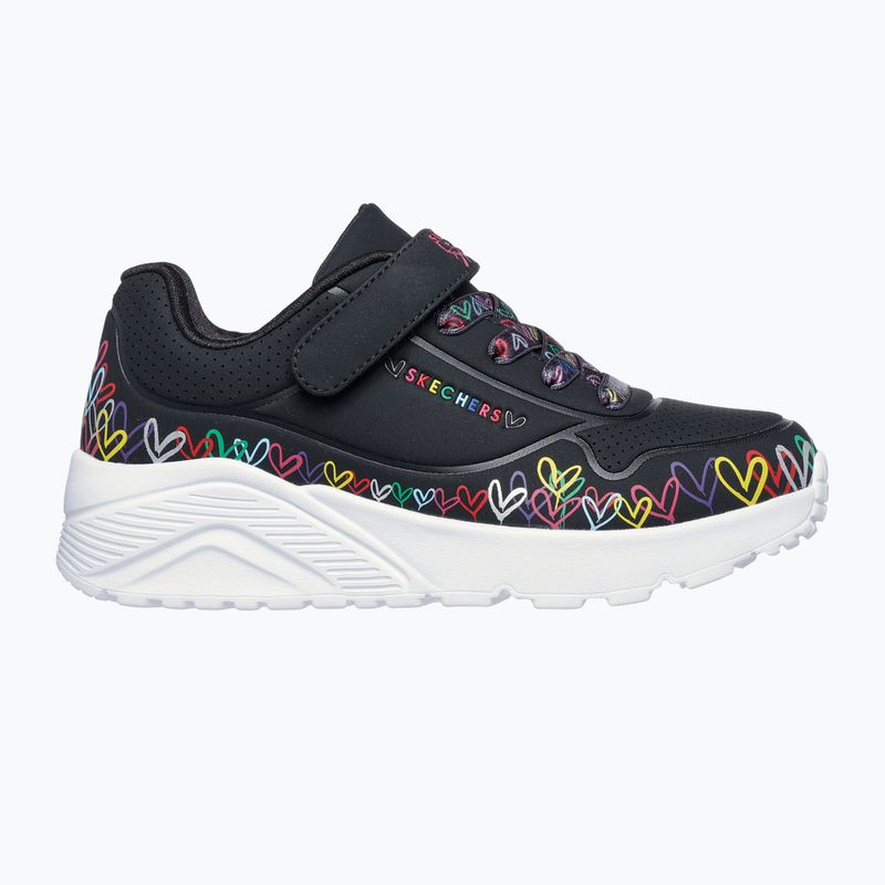 Children's shoes SKECHERS Uno Lite Heart Craze black/multi 9