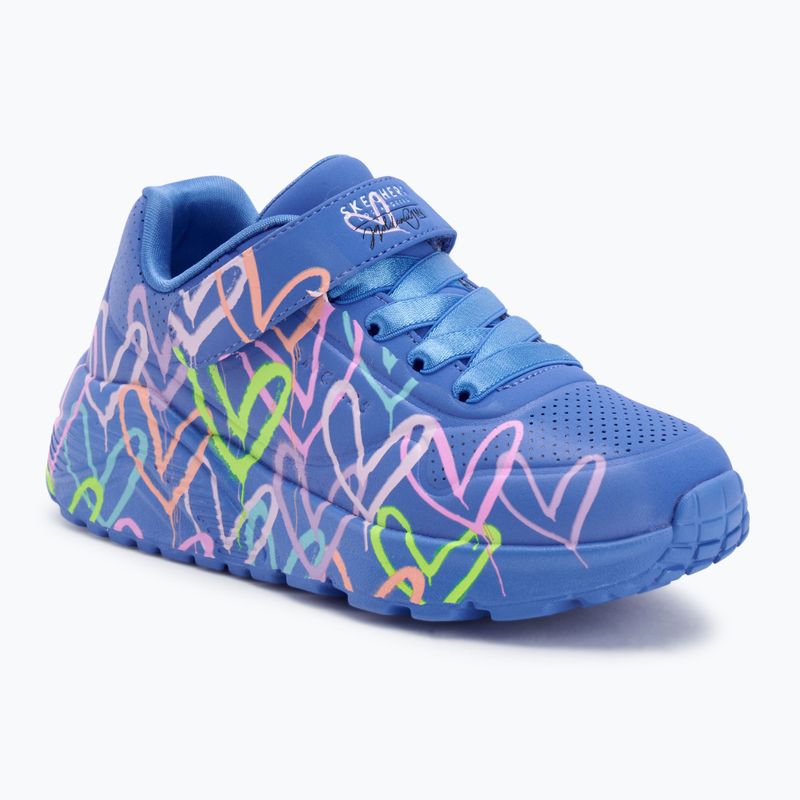 Children's shoes SKECHERS Uno Lite Love Levitate blue/multi