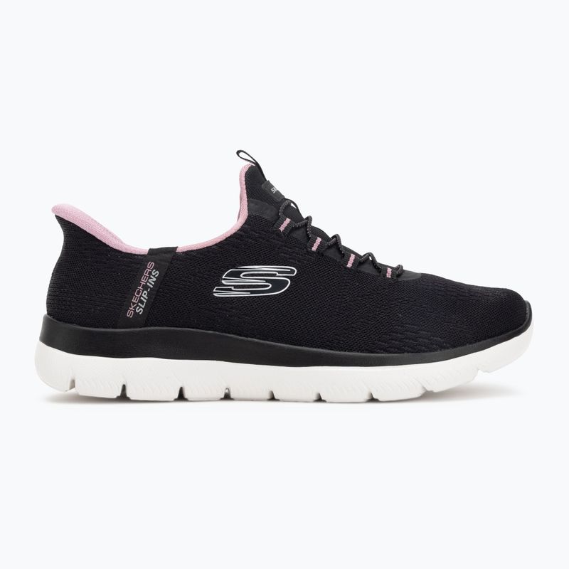 Women's shoes SKECHERS Summits Dream Chaser black/mauve 2