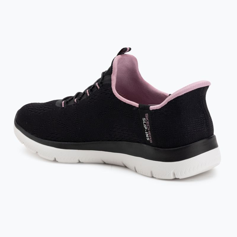 Women's shoes SKECHERS Summits Dream Chaser black/mauve 3