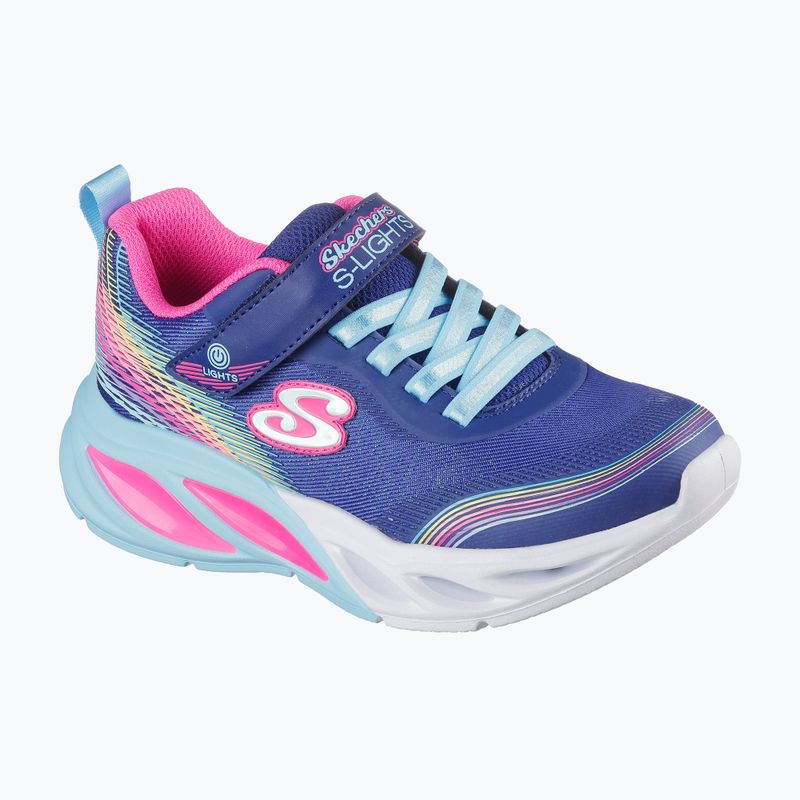 Children's shoes SKECHERS Cosmic Glow Rainbow Beam blue