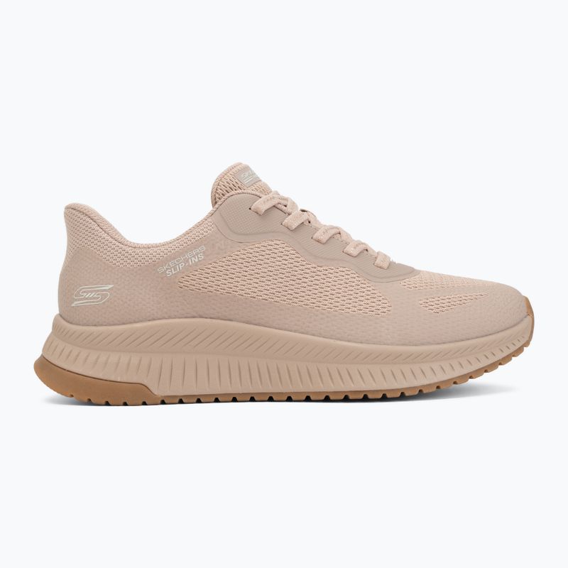 Women's shoes SKECHERS Bobs Squad 4 Staple Look beige 2