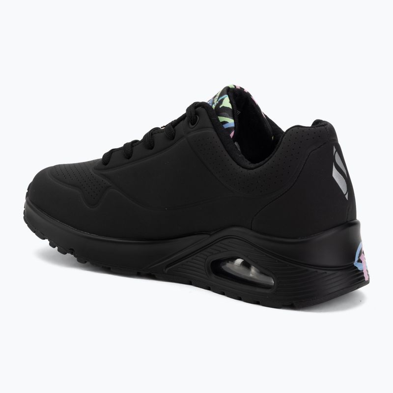 Women's shoes SKECHERS JGoldcrown Uno Spread The Love black 3
