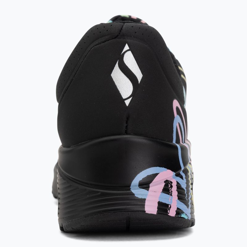 Women's shoes SKECHERS JGoldcrown Uno Spread The Love black 6