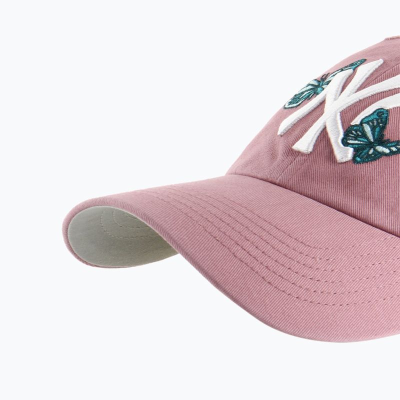 47 Brand MLB New York Yankees Icon Alt cap CLEAN UP mauve 3