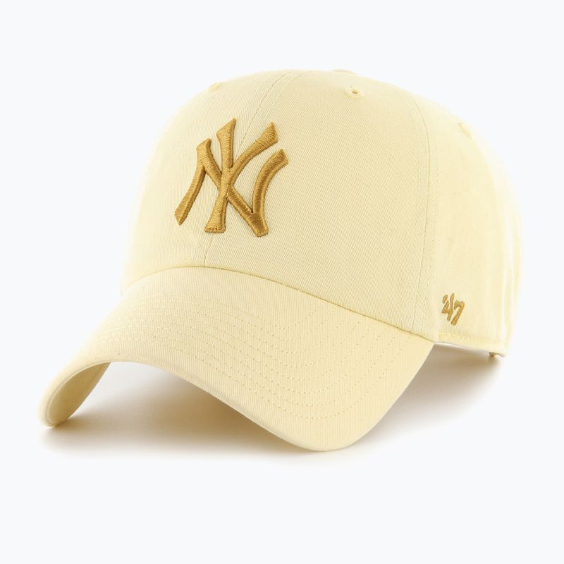 47 Brand MLB New York Yankees CLEAN UP butter baseball cap