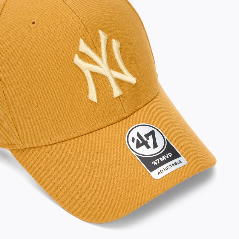 47 Brand MLB New York Yankees MVP wheat baseball cap 3