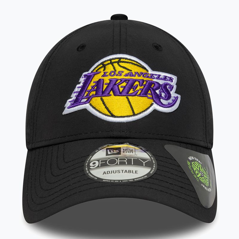 Baseball cap New Era Recycled 9Forty Lakers black/official tea team color 3