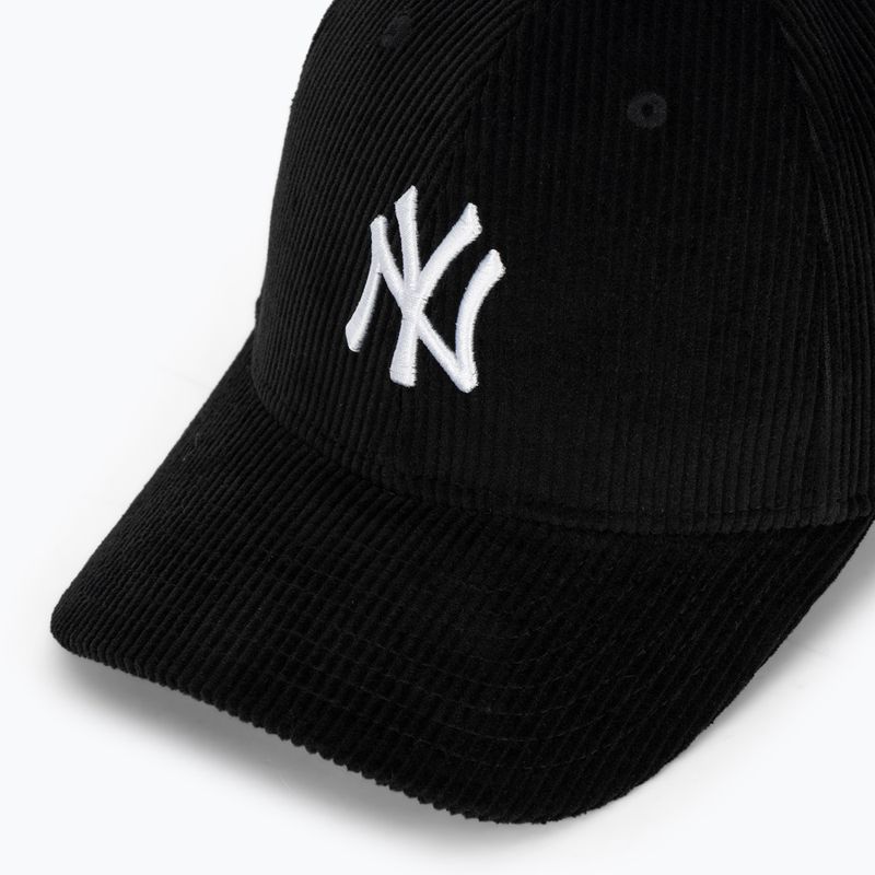 Baseball cap New Era Cord 9Forty Mcrown New York Yankees black 3