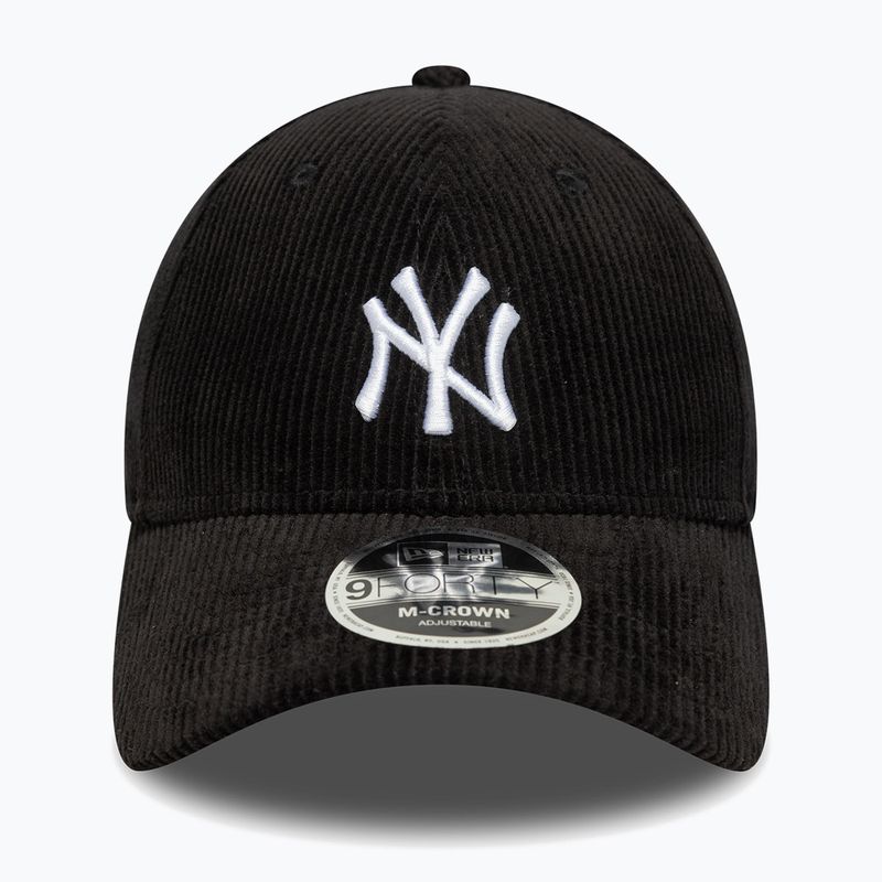 Baseball cap New Era Cord 9Forty Mcrown New York Yankees black 2