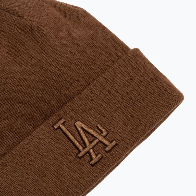 Winter hat New Era Essential Los Angeles Dodgers dark auburn/dark autumn 3