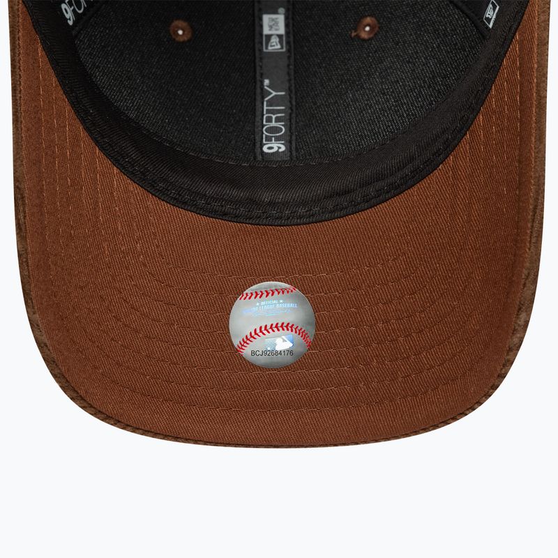 Baseball cap New Era Cord 9Forty Mcrown New York Yankees dark auburn/dark autumn 5