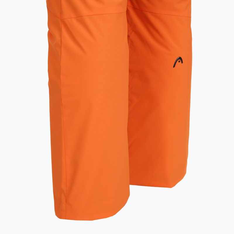 Men's ski trousers HEAD Supershape orange 4