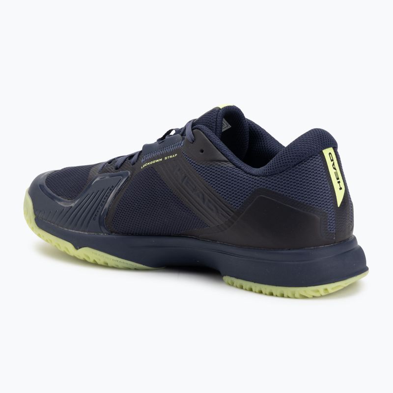 HEAD squash shoes Sprint Team 4.0 Indoor navy/lime 3