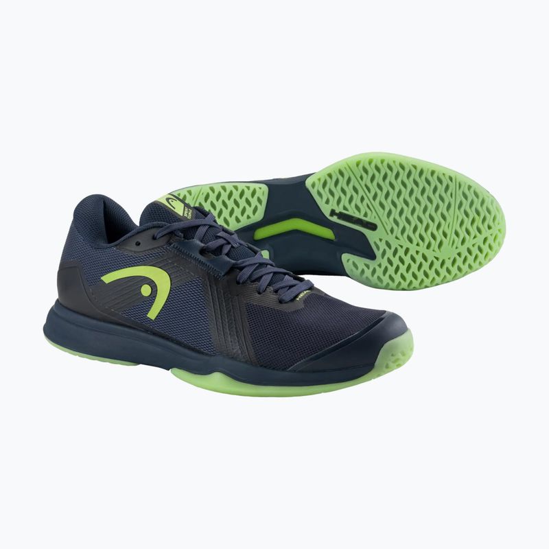 HEAD squash shoes Sprint Team 4.0 Indoor navy/lime 5