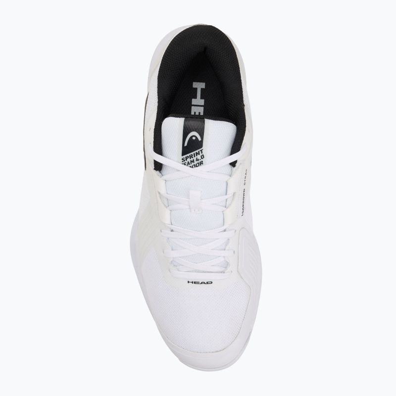 HEAD Sprint Team 4.0 Indoor white/black squash shoes 5