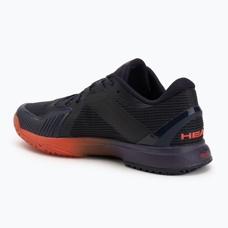 HEAD Sprint Pro 4.0 Indoor squash shoes dark blue/red 3