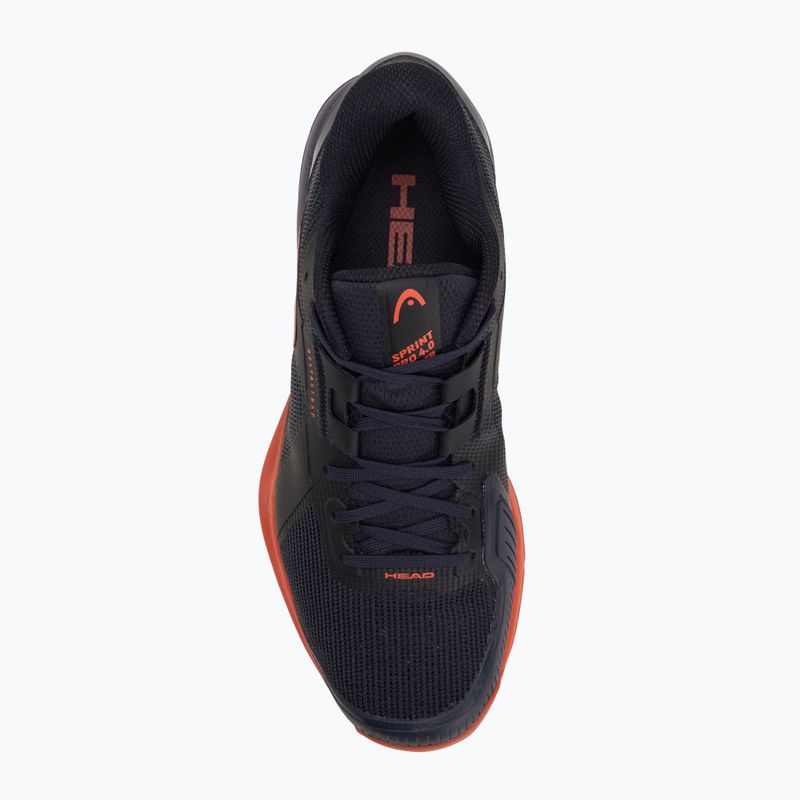 HEAD Sprint Pro 4.0 Indoor squash shoes dark blue/red 5