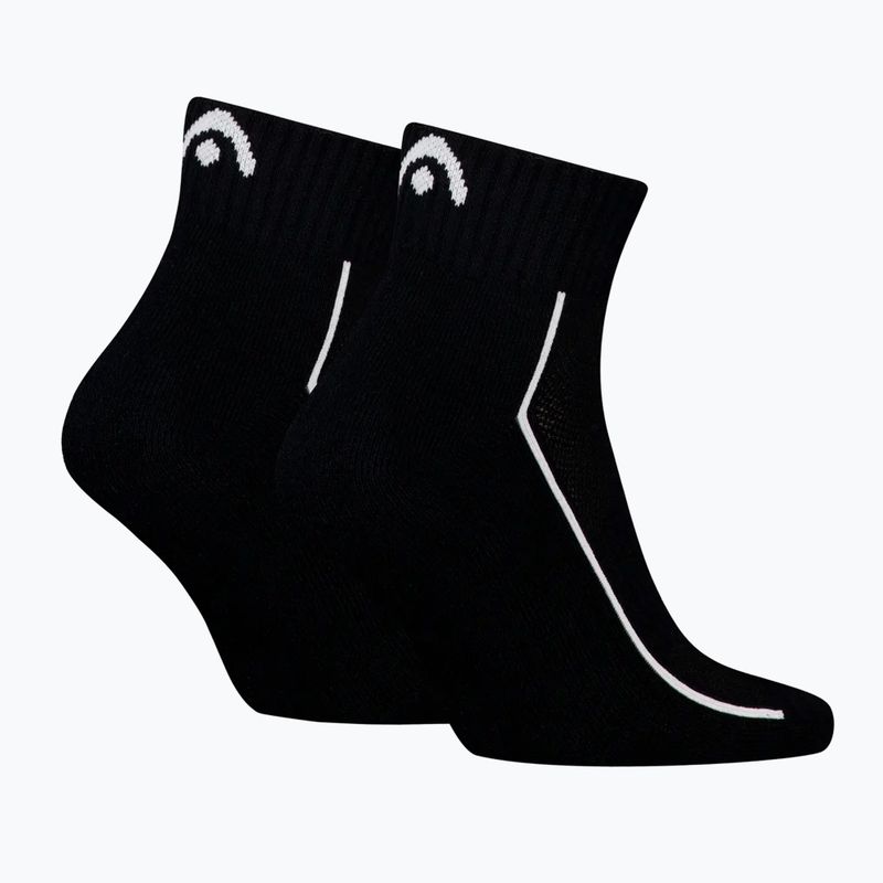 Socks HEAD Tennis 2P Performance Quarter 2 pairs black 2