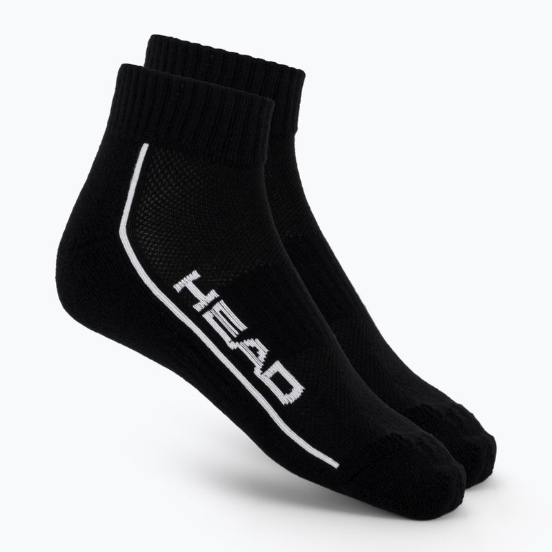 Socks HEAD Tennis 2P Performance Quarter 2 pairs black