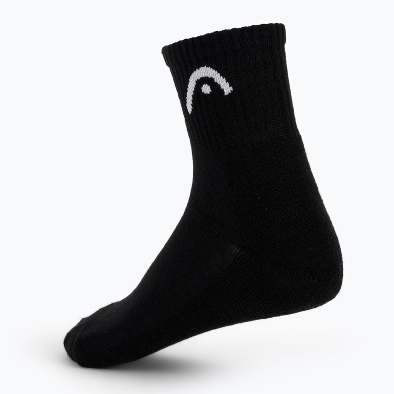 Socks HEAD Tennis 3P Club Short Crew 3 pairs black 2