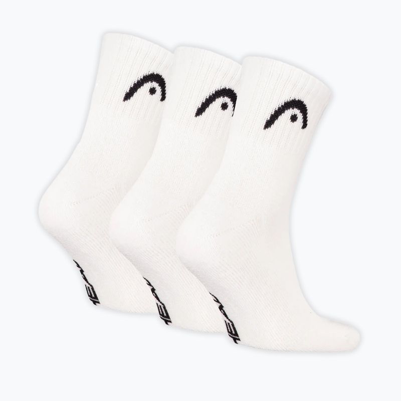 Socks HEAD Tennis 3P Club Short Crew 3 pairs white 2
