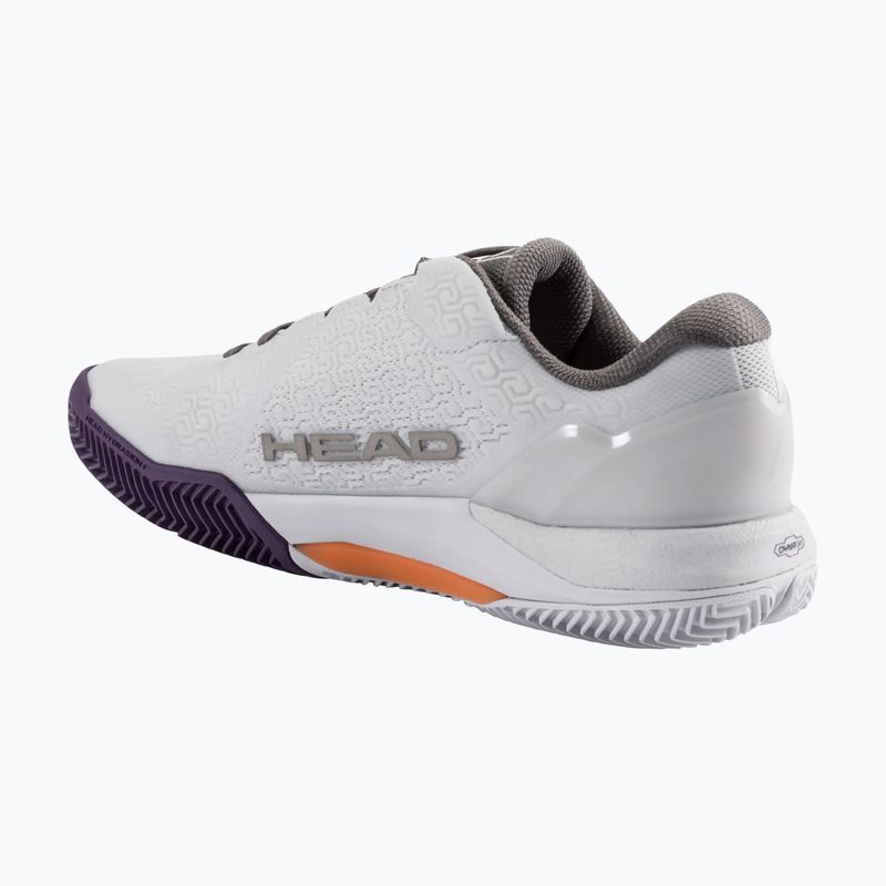 Men's tennis shoes HEAD Revolt Pro 5.0 Clay light grey/purple 2