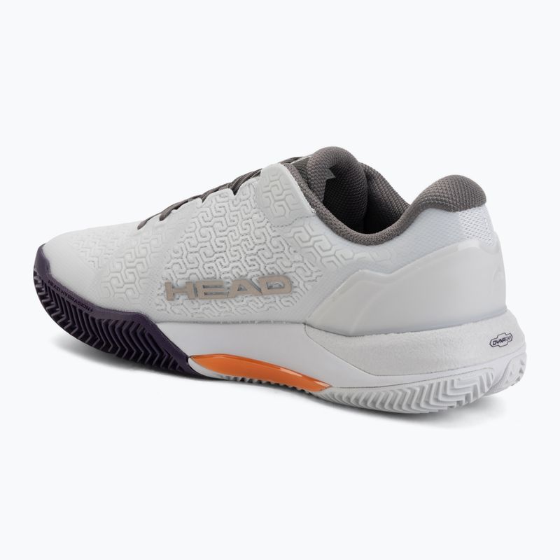 Men's tennis shoes HEAD Revolt Pro 5.0 Clay light grey/purple 3