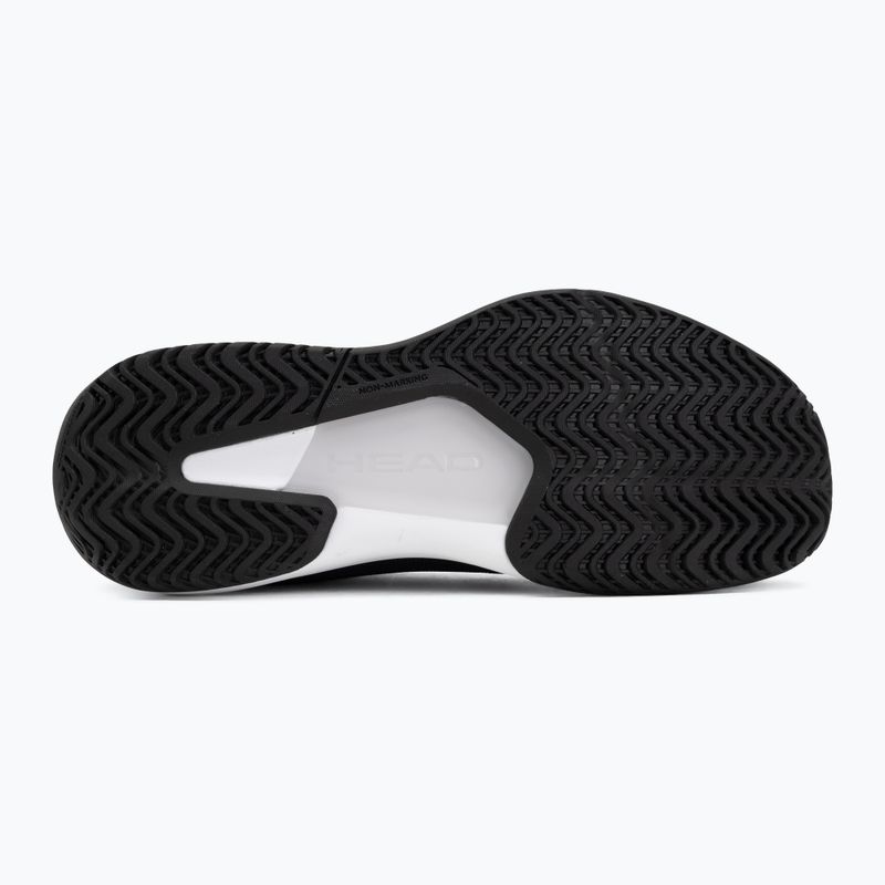Men's tennis shoes HEAD Revolt Court 5.0 black/white 4