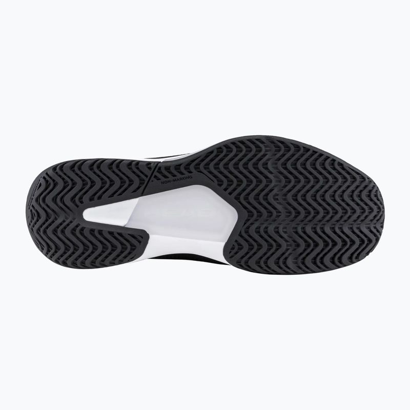 Men's tennis shoes HEAD Revolt Court 5.0 black/white 3