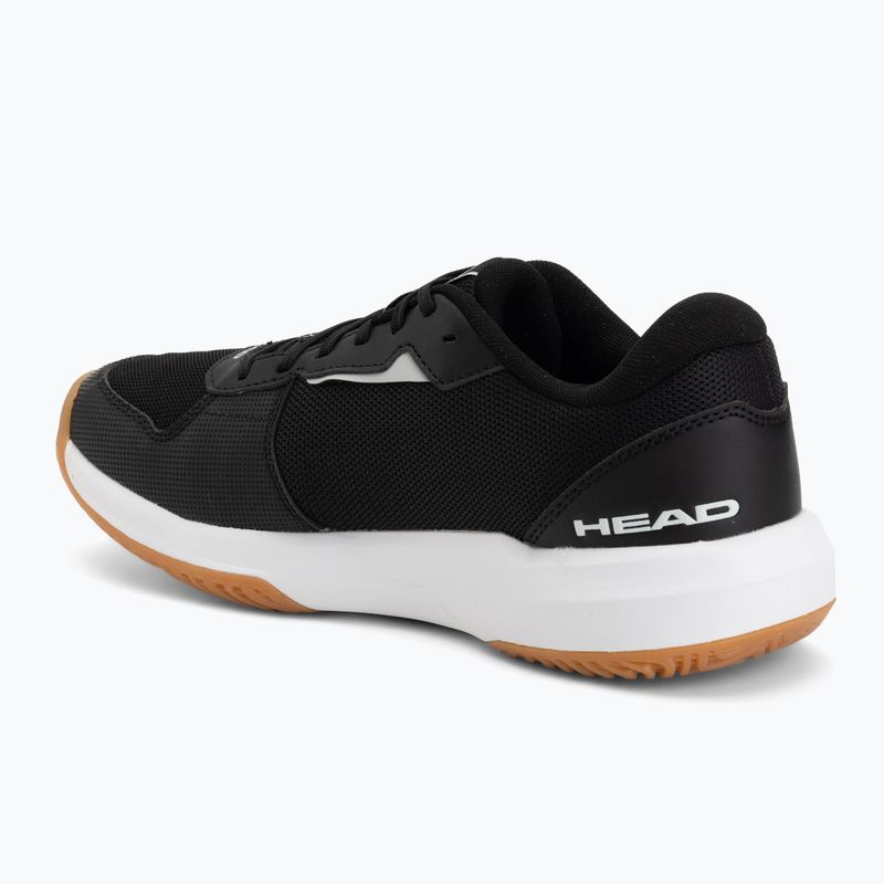 Men's tennis shoes HEAD Revolt Court 5.0 Indoor black/white 3