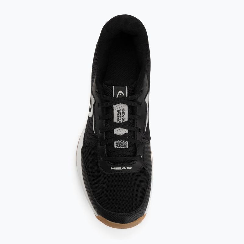 Men's tennis shoes HEAD Revolt Court 5.0 Indoor black/white 5