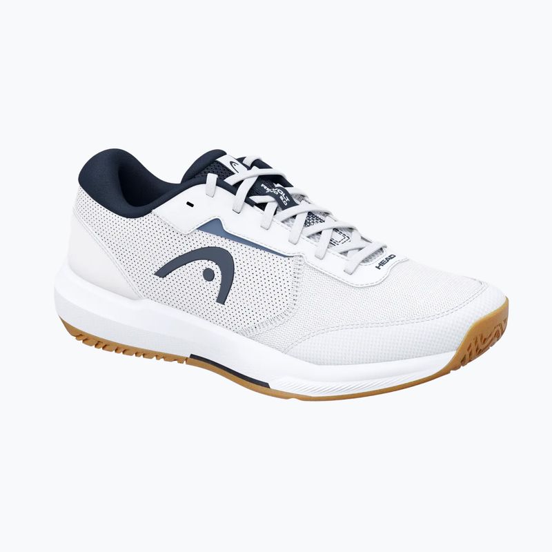 Men's tennis shoes HEAD Revolt Court 5.0 Indoor white/blueberry