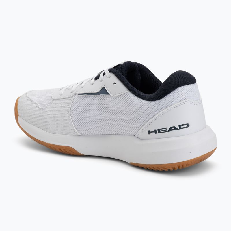 Men's tennis shoes HEAD Revolt Court 5.0 Indoor white/blueberry 3