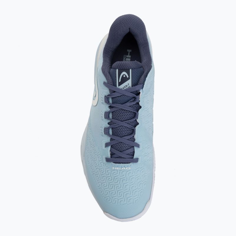 Women's tennis shoes HEAD Revolt Pro 5.0 Clay light blue/dark blue 5