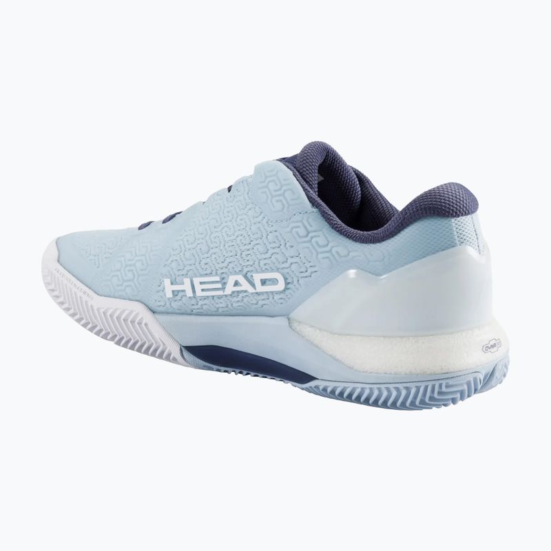 Women's tennis shoes HEAD Revolt Pro 5.0 Clay light blue/dark blue 2