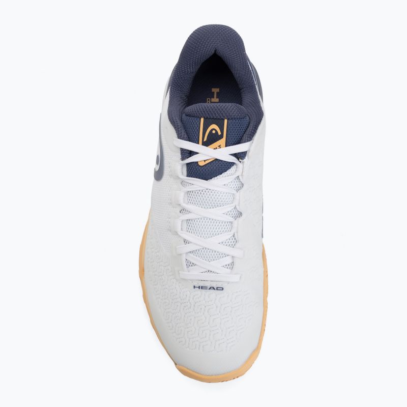 Women's tennis shoes HEAD Revolt Pro 5.0 white/apricot 5