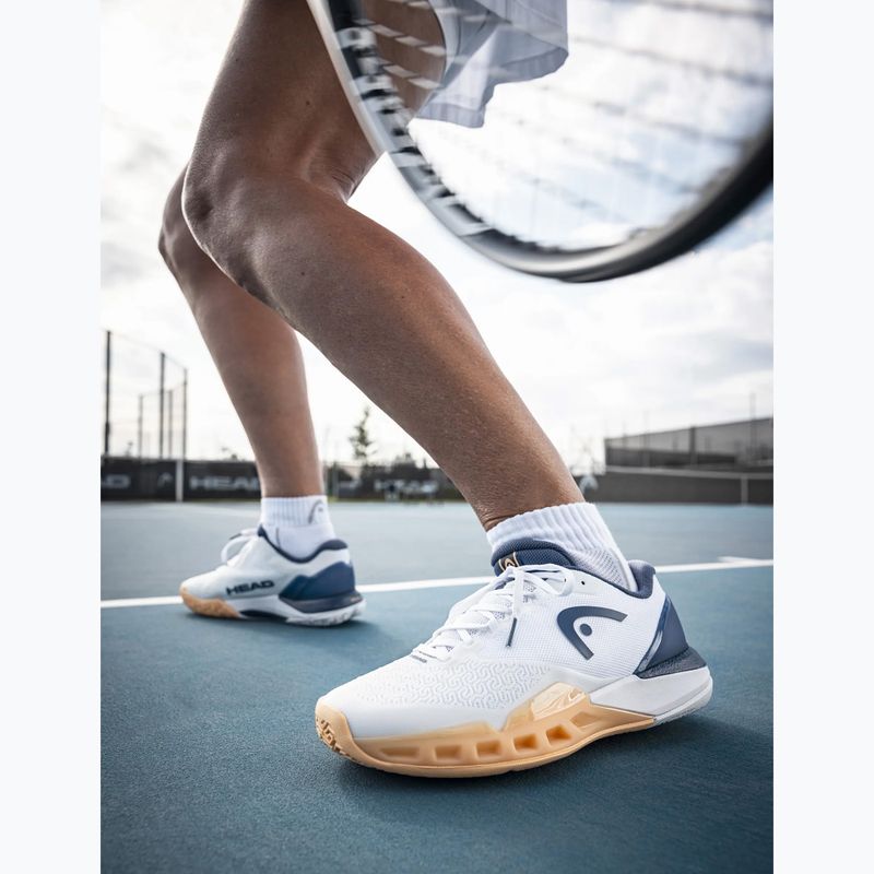 Women's tennis shoes HEAD Revolt Pro 5.0 white/apricot 8