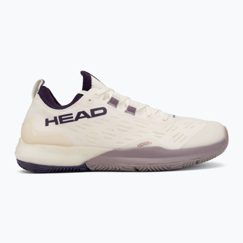 Women's padel shoes HEAD Motion Pro 1.5 chalk white/purple 2