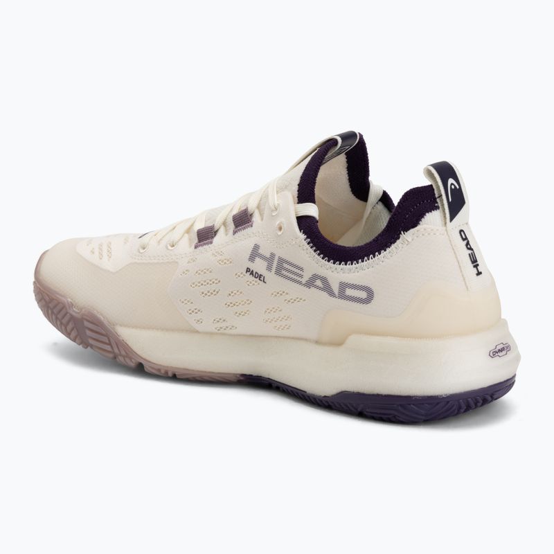 Women's padel shoes HEAD Motion Pro 1.5 chalk white/purple 3
