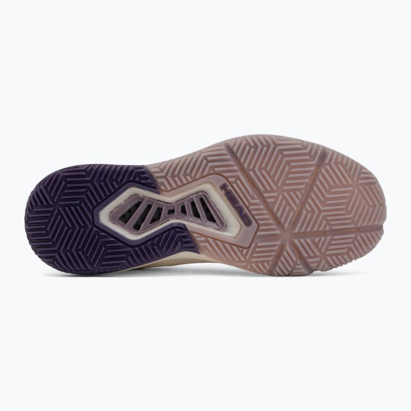 Women's padel shoes HEAD Motion Pro 1.5 chalk white/purple 4