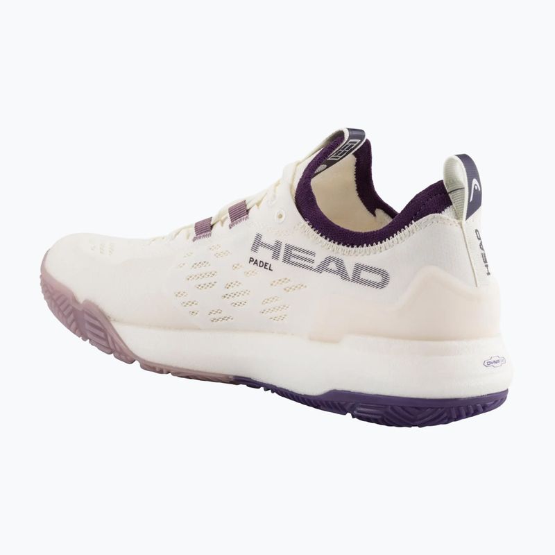 Women's padel shoes HEAD Motion Pro 1.5 chalk white/purple 2