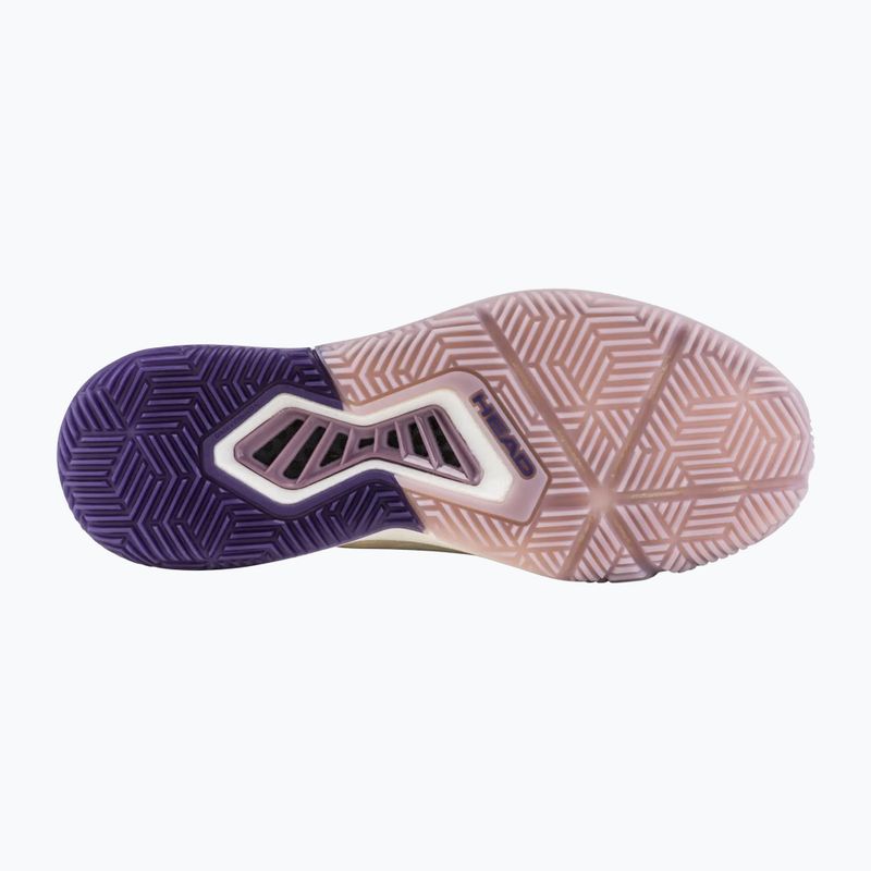 Women's padel shoes HEAD Motion Pro 1.5 chalk white/purple 3