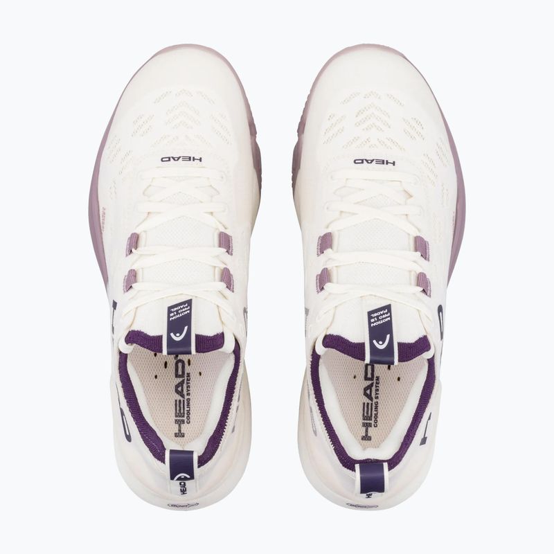 Women's padel shoes HEAD Motion Pro 1.5 chalk white/purple 4