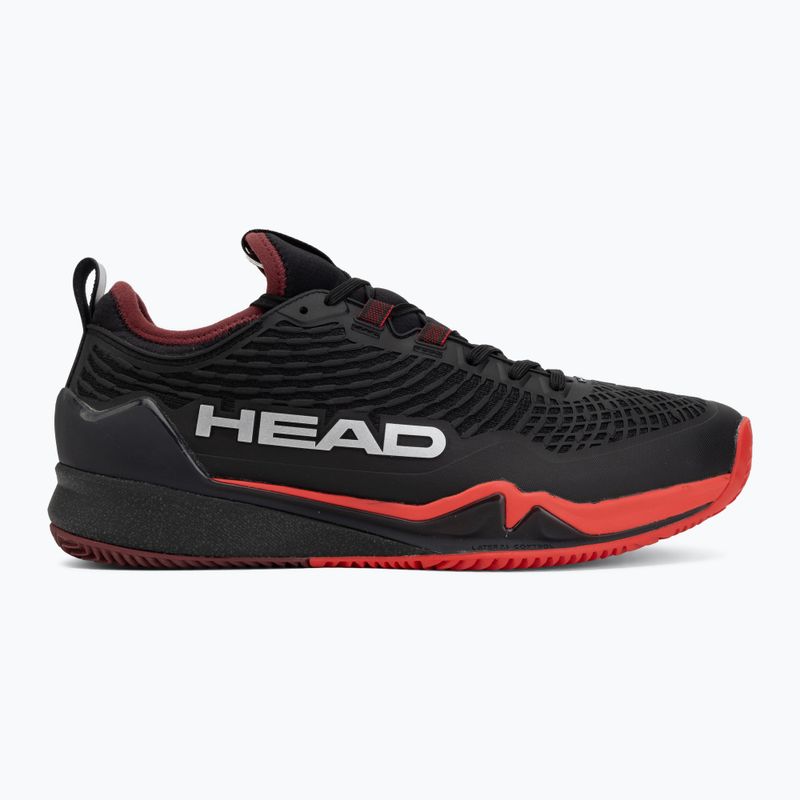 Men's tennis shoes HEAD Endure Pro Clay black/red 2